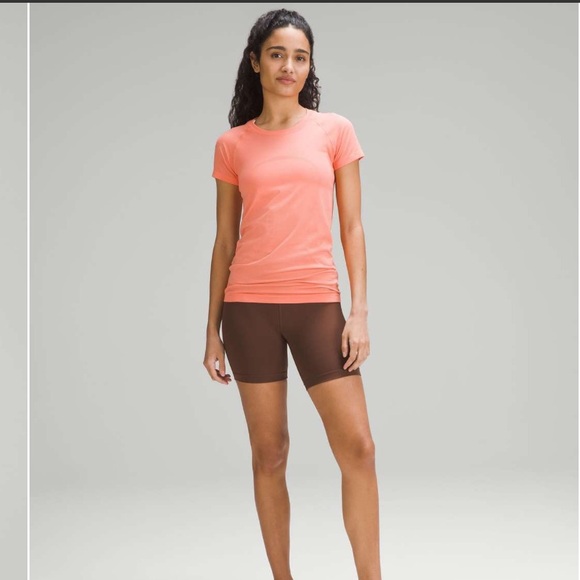 lululemon Athletica Coral Swiftly Tech Short Sleeve Shirt 2.0 - Picture 2 of 4